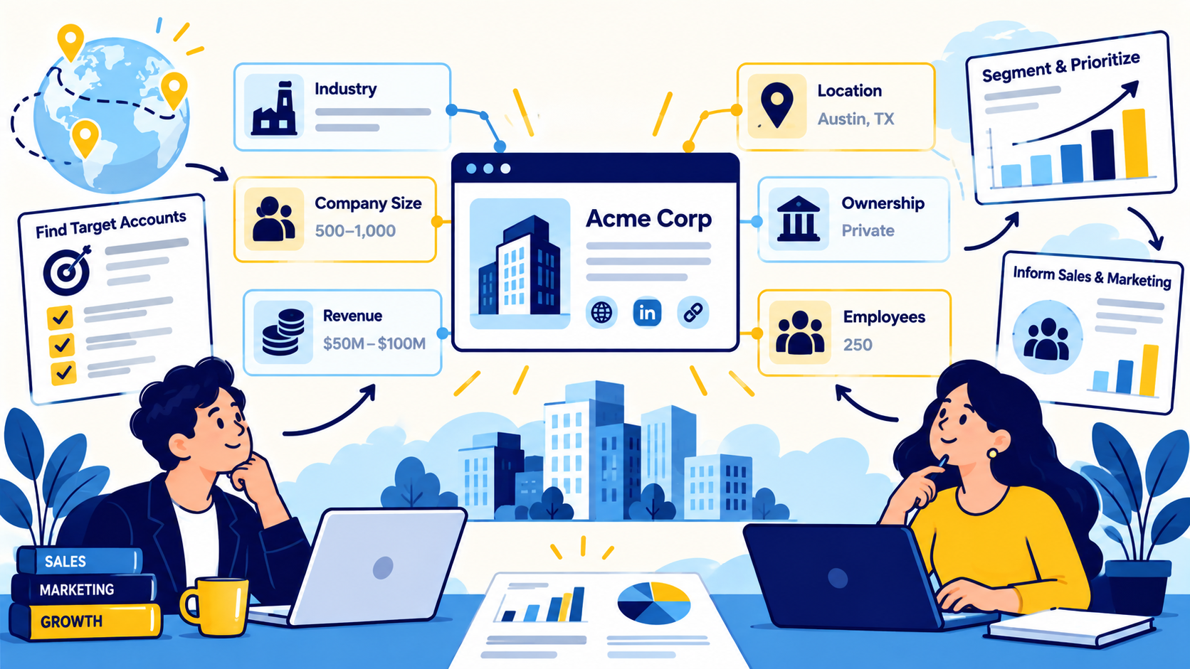 Firmographic Data: What It Is, Which Fields Matter, and How to Use It illustration