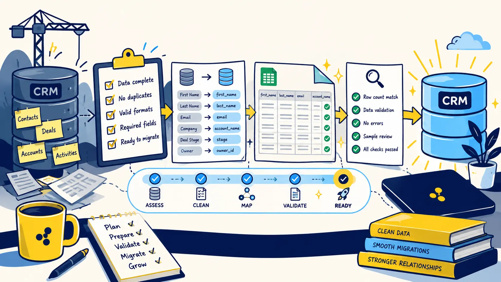 CRM Migration Readiness: How to Know Your Data Is Actually Ready to Move illustration