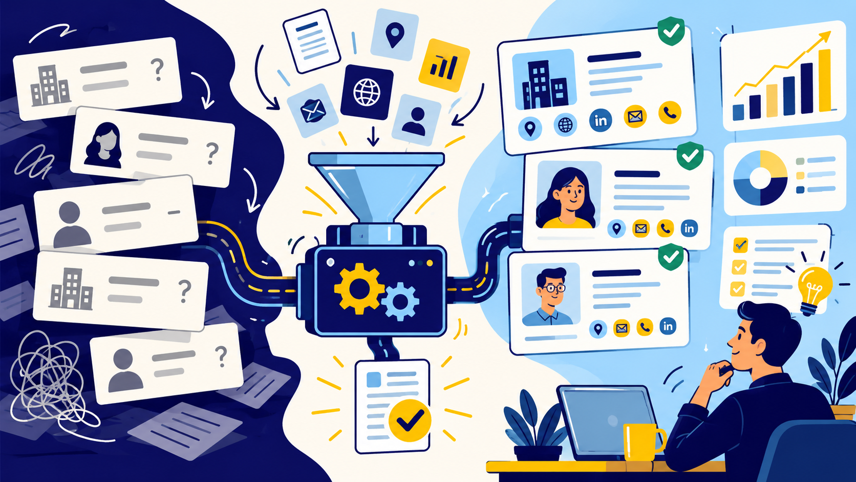 CRM Data Enrichment: How to Improve the Data Already in Your CRM illustration
