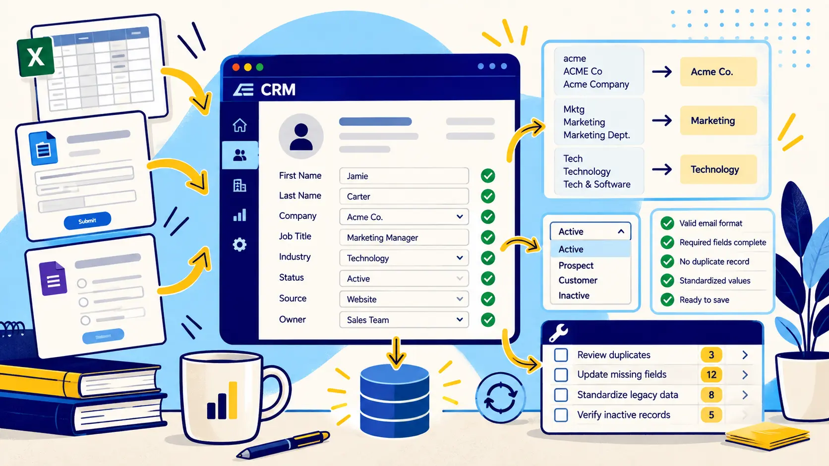 CRM Data Entry: How to Enter, Standardize, and Maintain Records Without Creating Cleanup Work illustration